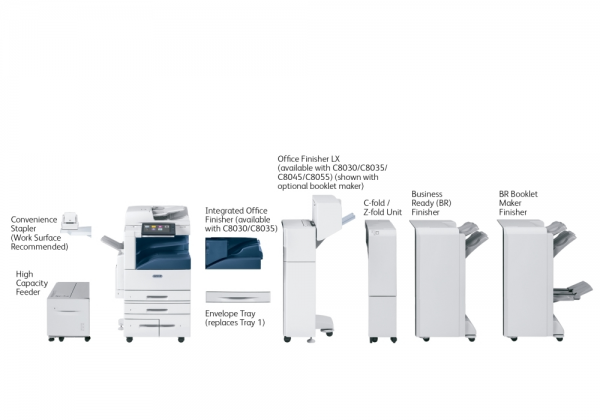 Xerox AltaLink C8035 with 3-Tray Module (3x520 sheets) - Second Hand