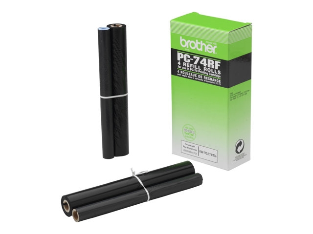 Brother PC-74RF 4 refills for FAX T104, T106, T74, T76, T78