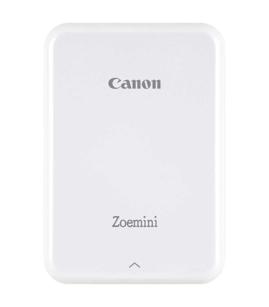 Canon Zoemini pocket-sized printer with Bluetooth, White and Silver