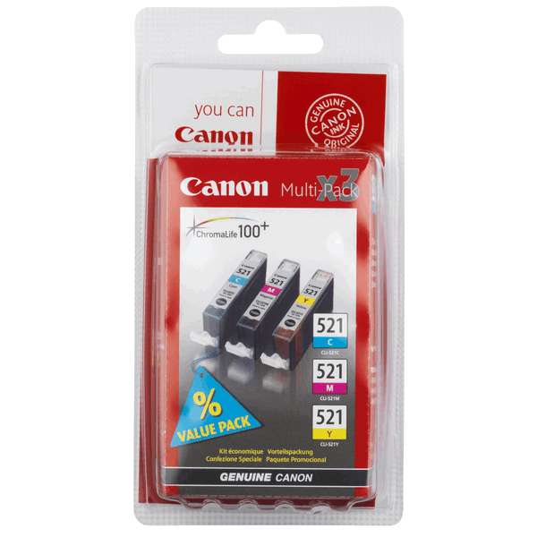 Canon CLI-521 C/M/Y Multi Pack