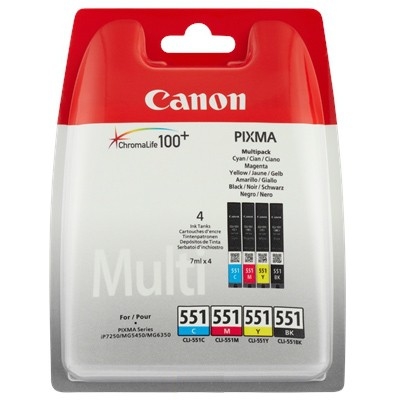 Canon CLI-551 CMYB Multipack