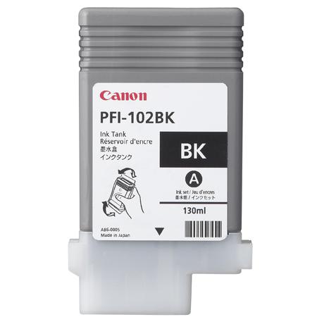 Canon Dye Ink Tank PFI-102 Black for iPF500, iPF600, iPF700