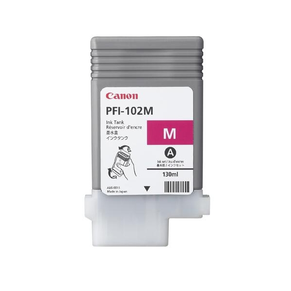 Canon Dye Ink Tank PFI-102 Magenta for iPF500, iPF600, iPF700