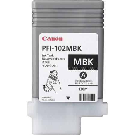 Canon Pigment Ink Tank PFI-102 Matte Black for iPF500, iPF600, iPF700