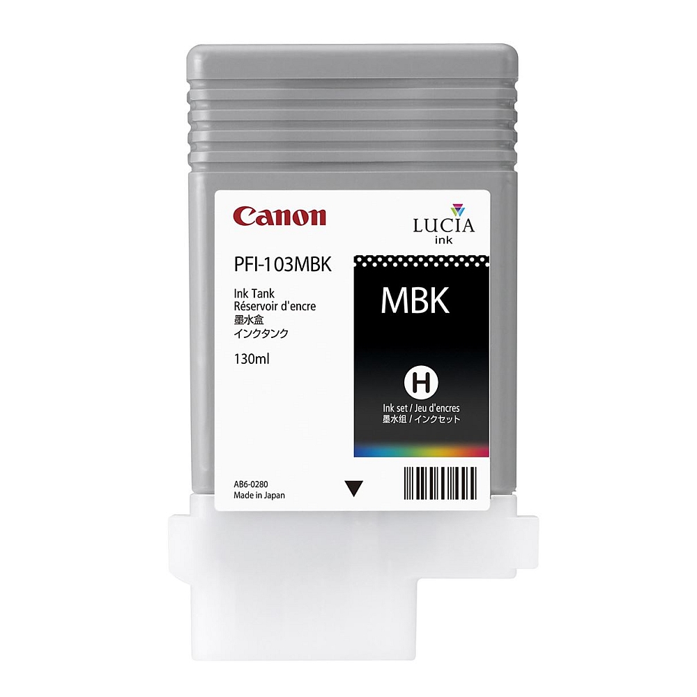 Canon Pigment Ink Tank PFI-103, Matte Black