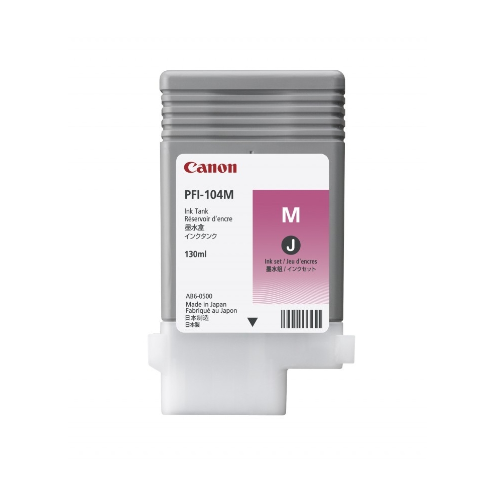 Canon Dye Ink Tank PFI-104 Magenta for iPF650/655/750/755, 130ml