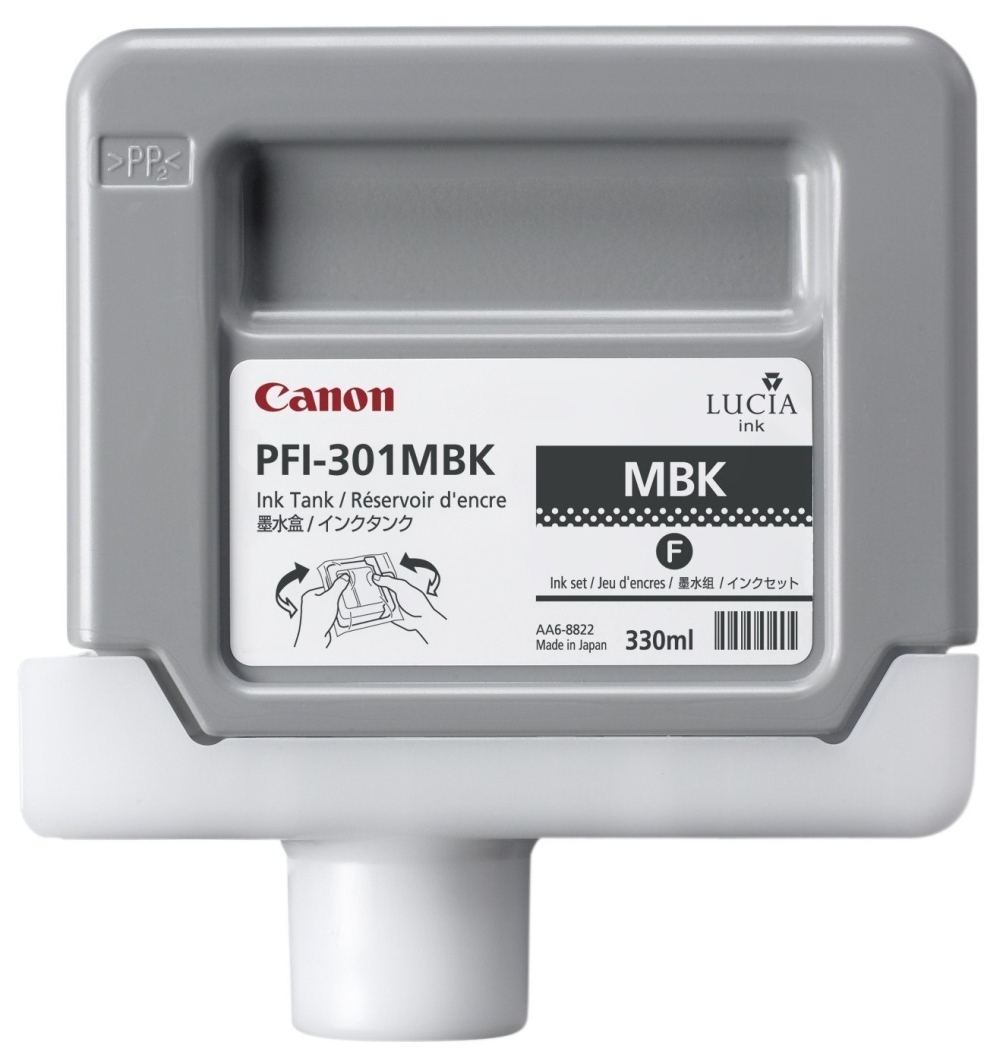 Canon Pigment Ink Tank PFI-301, Matte Black