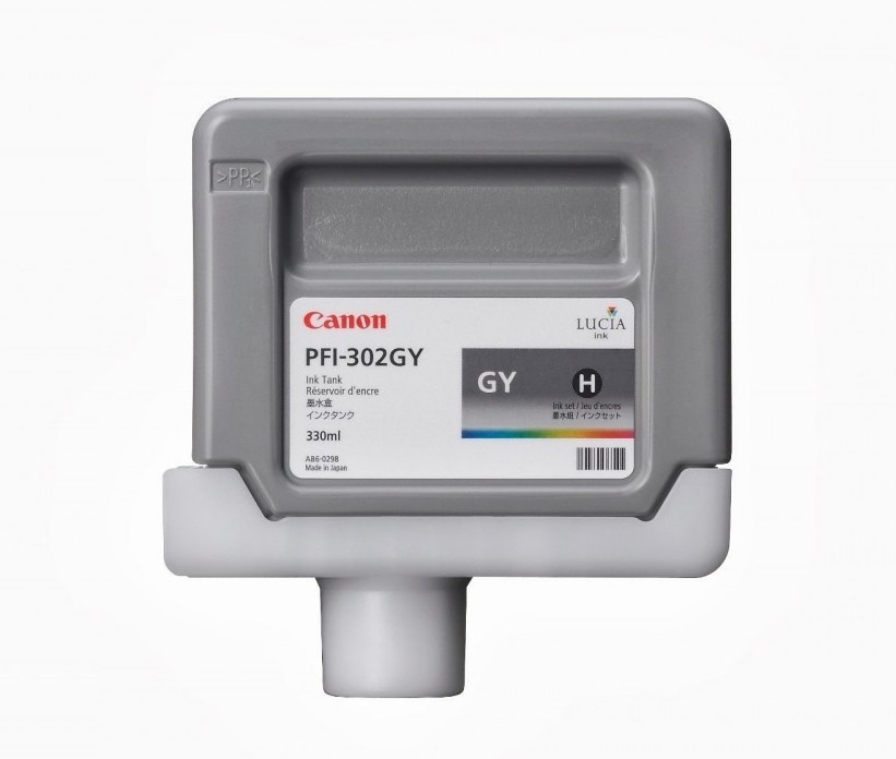 Canon Pigment Ink Tank PFI-302, Grey