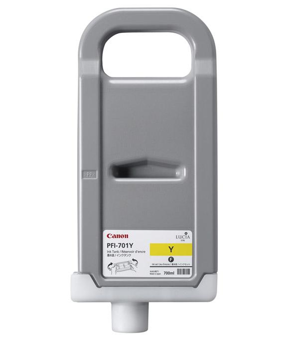 Canon Pigment Ink Tank PFI-701, Yellow