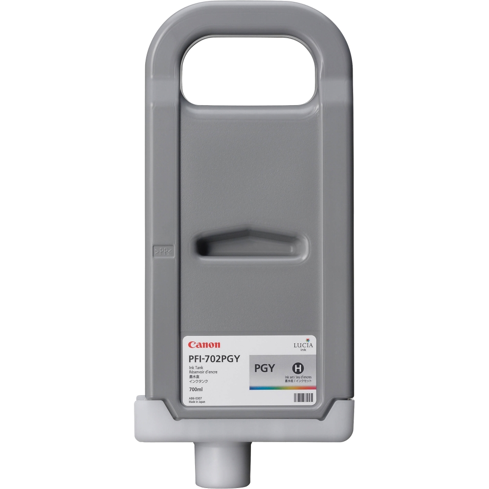 Canon Pigment Ink Tank PFI-702 Photo Grey For iPF8100 and iPF9100, 700ml