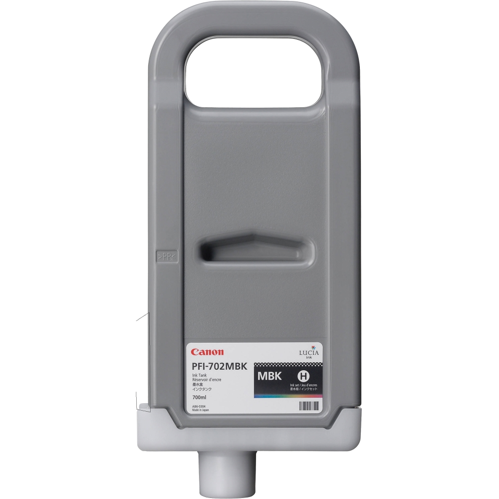 Canon Pigment Ink Tank PFI-702 Matte Black For iPF8100 and iPF9100, 700ml