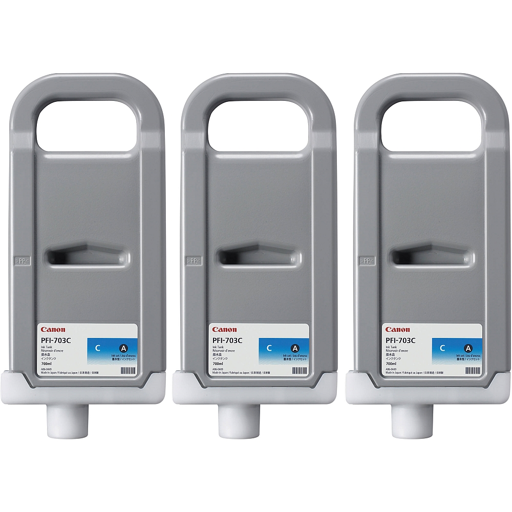 Canon Ink Tank PFI-703C (3PCS)
