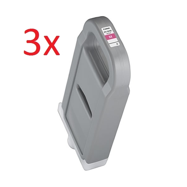 Canon Ink Tank PFI-707, Magenta, 3 pcs