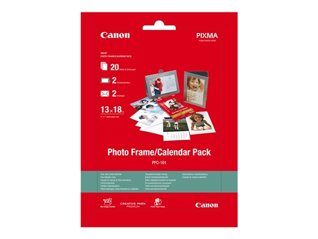Canon Photo Frame/Calendar Pack with PP201, 13x18 cm, 20 sheets