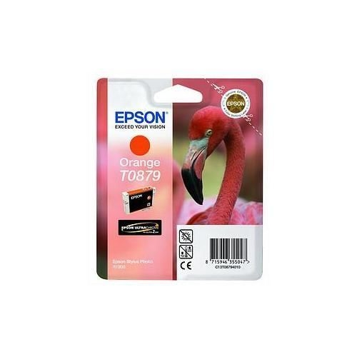 Epson T0879 Orange Ink Cartridge - Retail Pack (untagged) for Stylus Photo R1900
