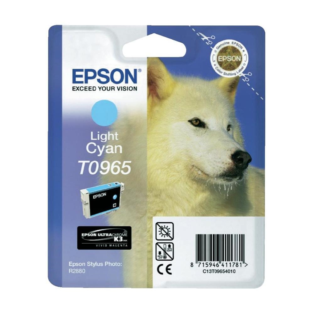 Epson T096 Light Cyan Cartridge - Retail Pack (untagged) for Epson Stylus Photo R2880