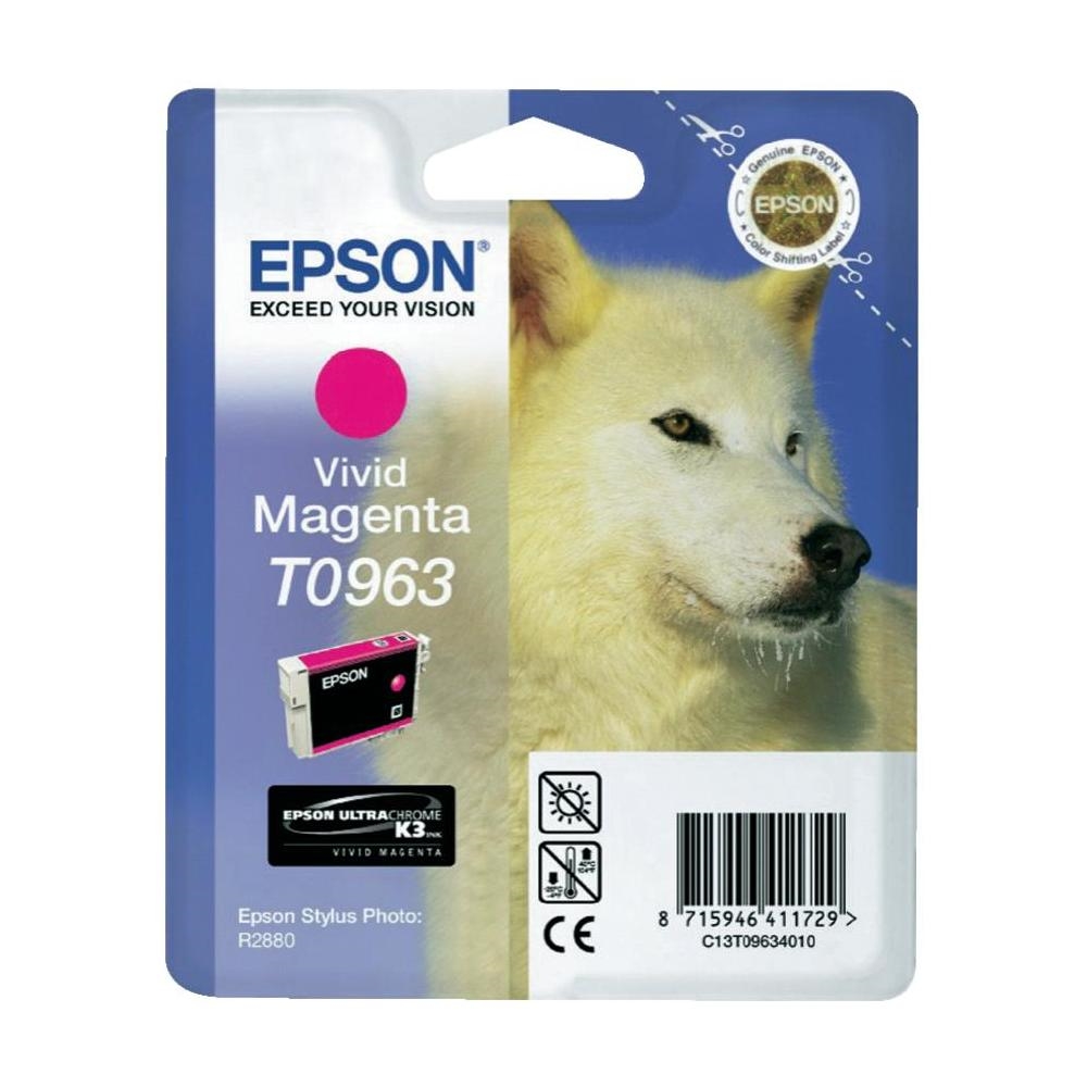 Epson T096 Vivid Magenta Cartridge - Retail Pack (untagged) for Epson Stylus Photo R2880