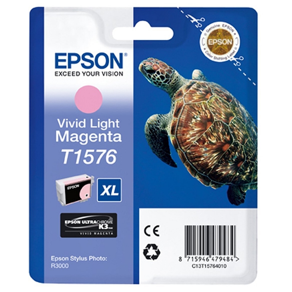 Epson T1576 Vivid Light Magenta for Epson Stylus Photo R3000