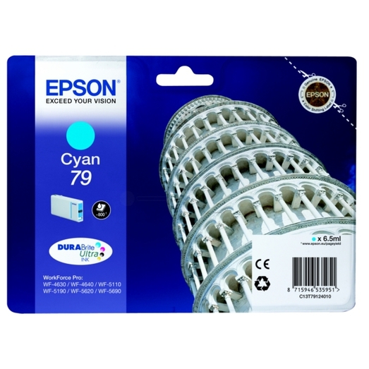 Epson Singlepack Cyan 79 DURABrite Ultra Ink
