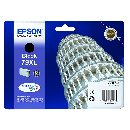 Epson Singlepack Black 79XL DURABrite Ultra Ink