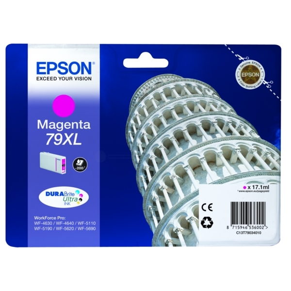 Epson Singlepack Magenta 79XL DURABrite Ultra Ink