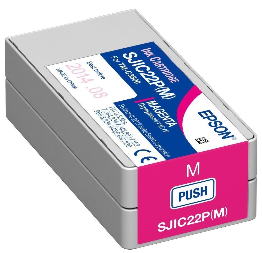 Epson SJIC22P(M): Ink cartridge for ColorWorks C3500 (Magenta)