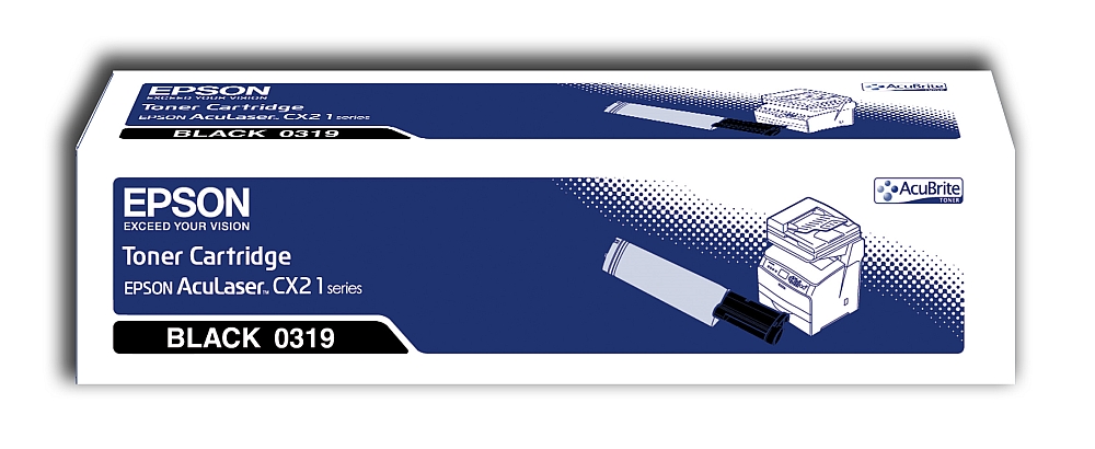 Epson Black Toner Cartridge Aculasr CX21N / NF