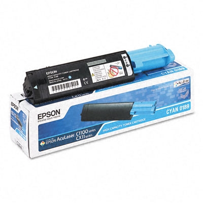 Epson High Capacity Cyan Toner Cartridge C1100