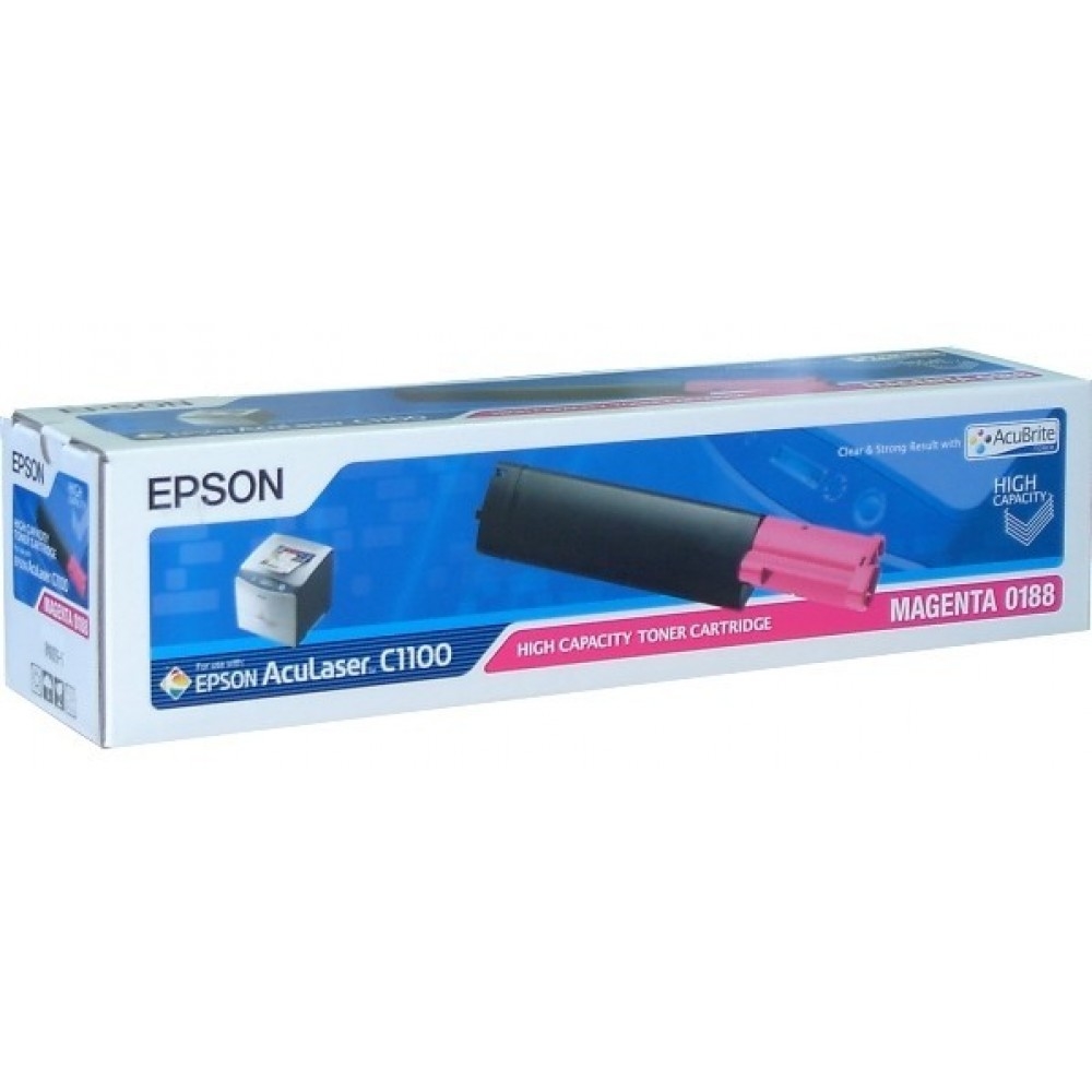 Epson High Capacity Magenta Toner Cartridge C1100