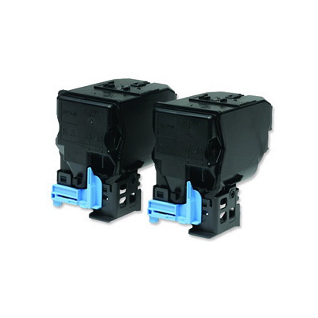 Epson AL-C3900N/CX37DN series Double Toner Cartridge Pack Black 6kx2