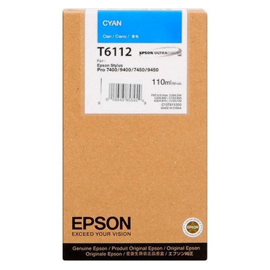 Epson 110ml Cyan for Stylus Pro 7450/9450/7400/9400