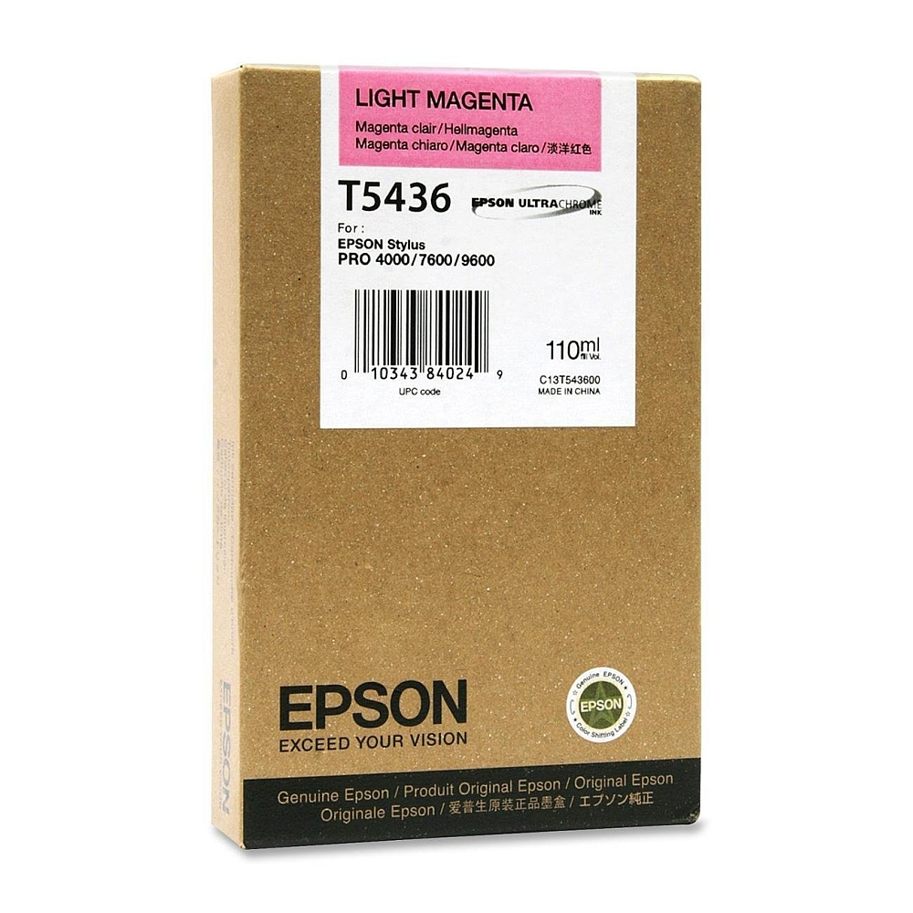 Epson Light Magenta Ink Cartridge (110ml) for Stylus Pro 4000/7600/9600