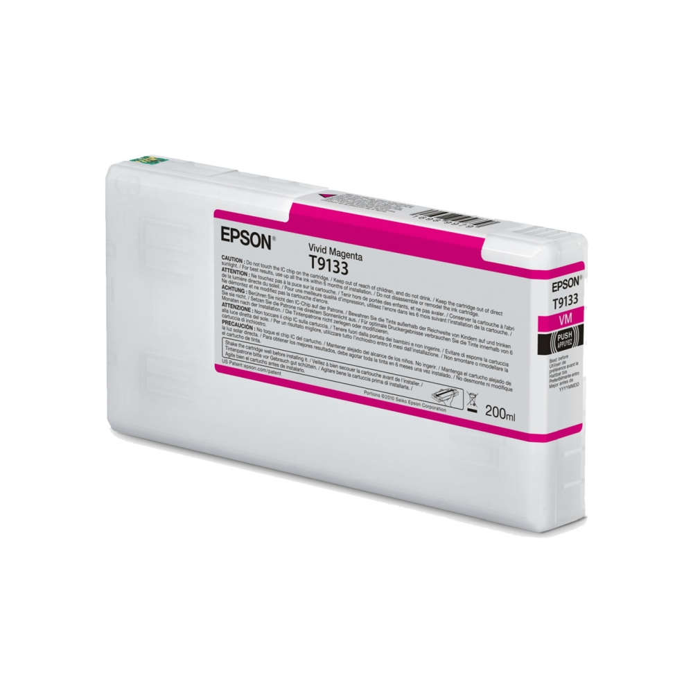 Epson T9133 Vivid Magenta Ink Cartridge (200ml)