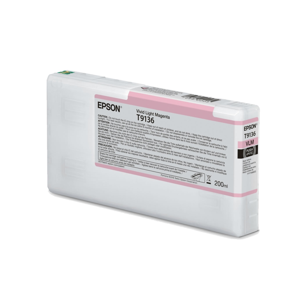 Epson T9136 Vivid Light Magenta Ink Cartridge (200ml)
