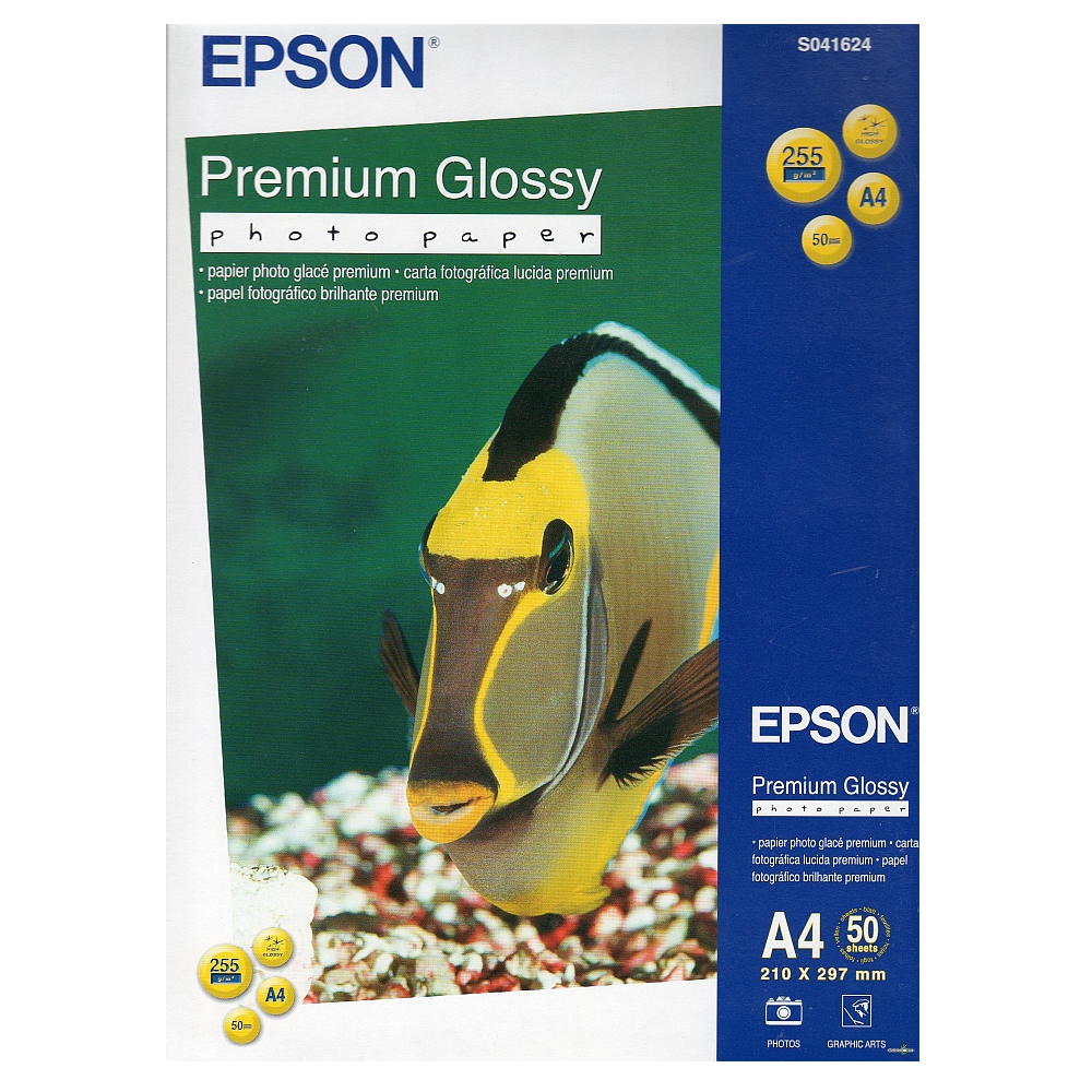Epson A4 Premium Glossy Photo Paper (50 Sheets)