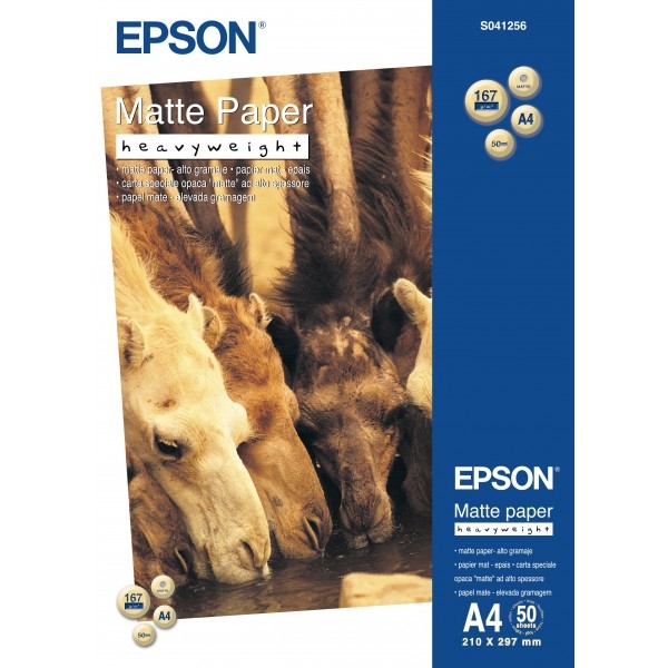 Epson Matte Paper Heavy Weight, DIN A4, 167g/m2, 50 Blatt