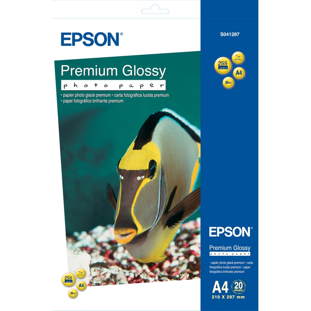 Epson Premium Glossy Photo Paper, DIN A4, 255g/m2, 20 Blatt