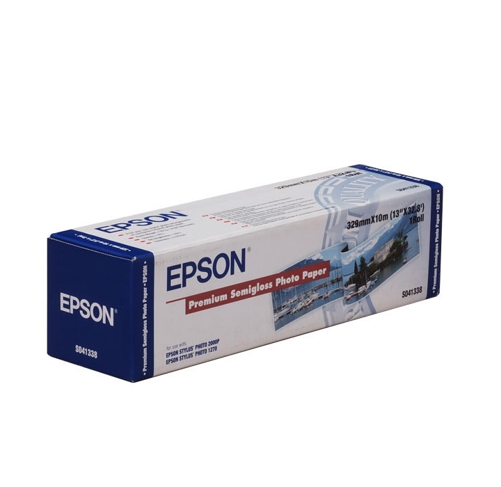 Epson Premium Semigloss Photo Paper Roll, Paper Roll (w: 329), 250g/m2