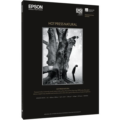 Epson Hot Press Natural, DIN A2, 25 Sheets