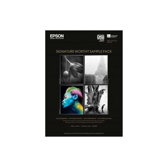 Epson Signature Worthy Sample pack, A4 size, 20 sheets