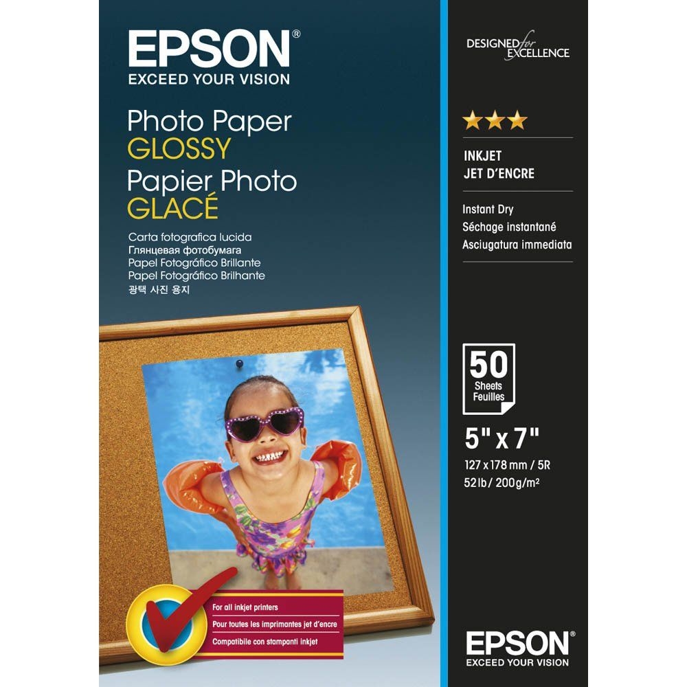 Epson Photo Paper Glossy, 13x18 cm, 200g/m2, 20 sheets
