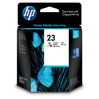HP 23 Tri-color Inkjet Print Cartridge
