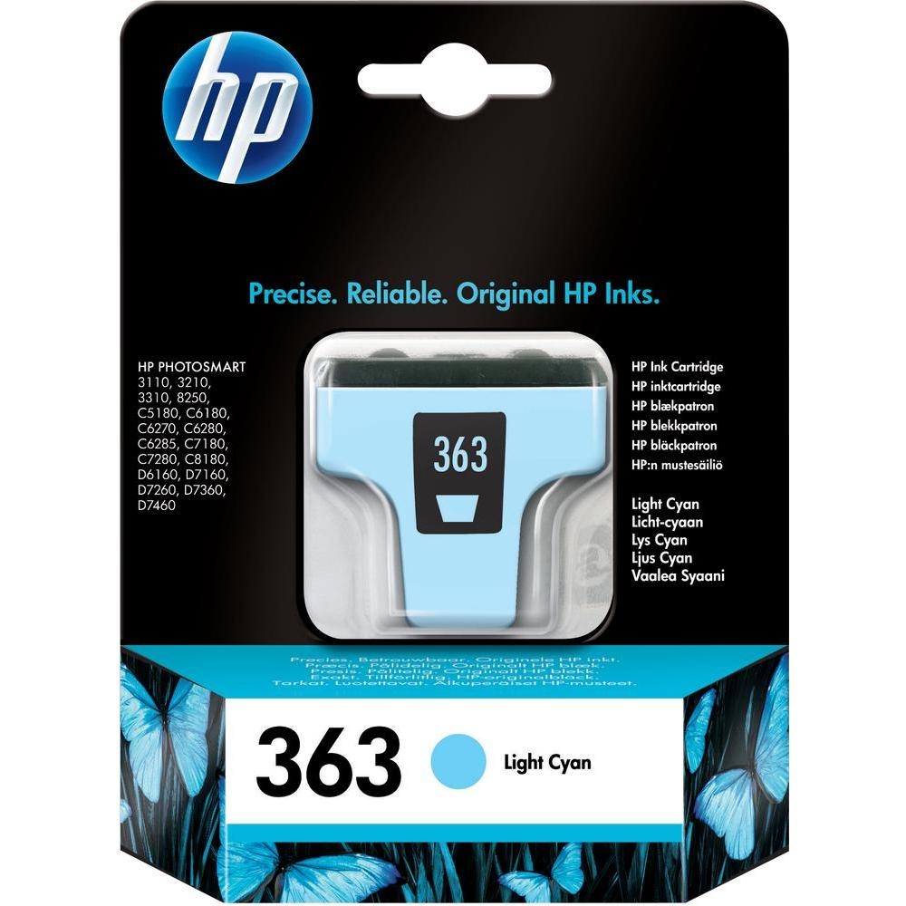 HP 363 Light Cyan Ink Cartridge