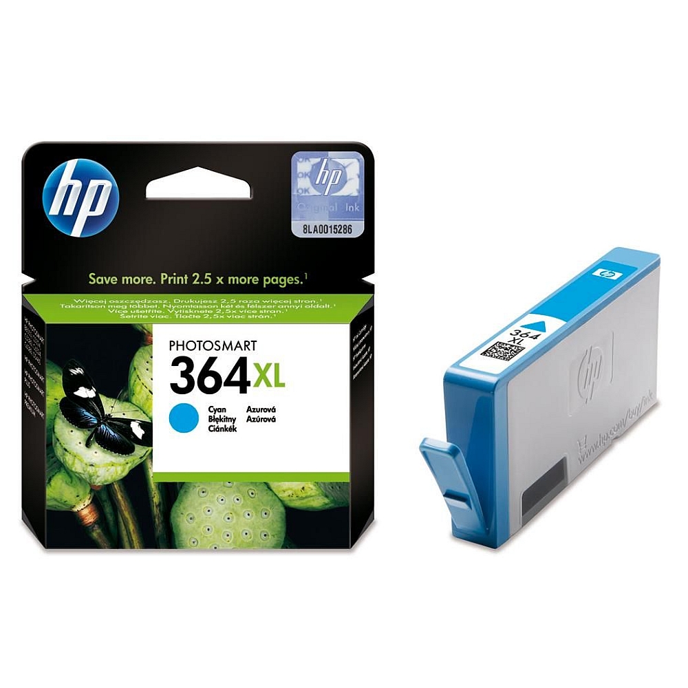 HP 364XL Cyan Ink Cartridge