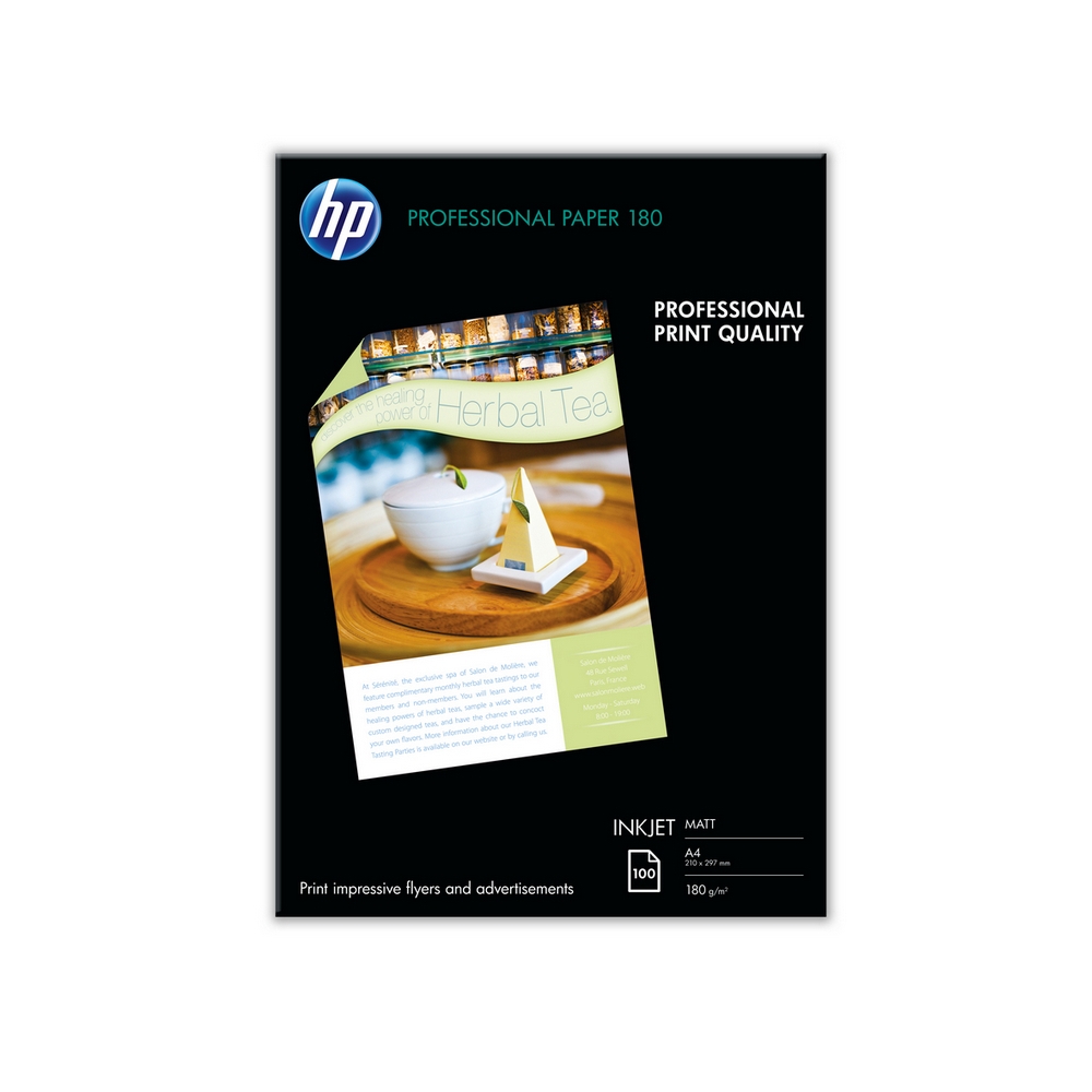 HP Professional Matt Inkjet Paper-100 sht/A4/210 x 297 mm