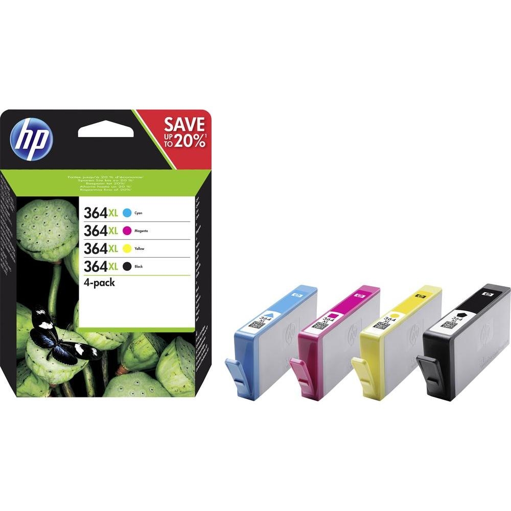HP 364XL CMYK Ink Cartridge Combo 4-Pack