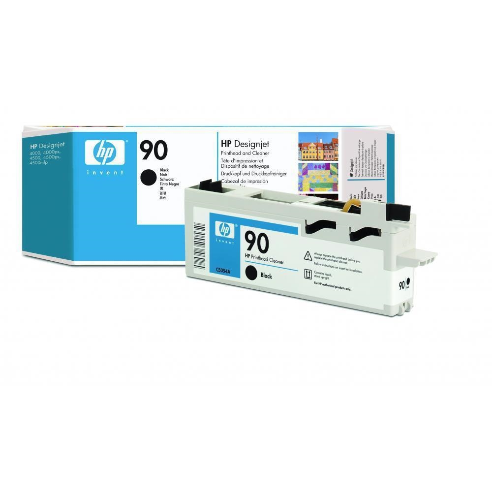 HP 90 Black Printhead and Printhead Cleaner