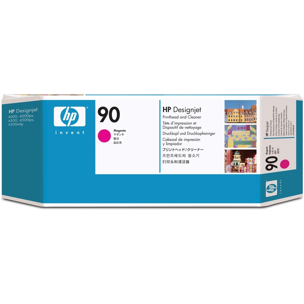 HP 90 Magenta Printhead and Printhead Cleaner