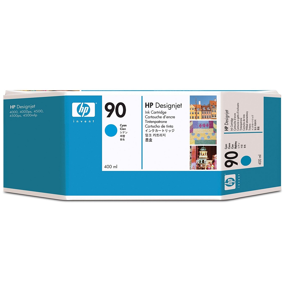 HP 90 400-ml Cyan Ink Cartridge