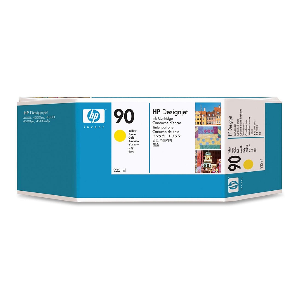 HP 90 225-ml Yellow Ink Cartridge